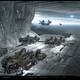Illustration for article titled Breathtaking Concept Art of emElysium/ems Spaceship Hangar and Robot Deck
